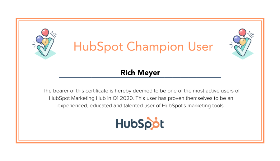 HubSpot Diamond Partner HubSpot Certified Expert HubSpot Expert
